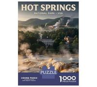 Jigsaw Puzzles for Teenagers 1000 Hot Springs National Park Jigsaw for Adults Family Games Pattern Assembly Help The Brain Exercise 70x50cm/1000pcs