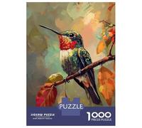 Jigsaw Puzzles for Teenagers 1000 Hummingbird on Branch Jigsaws for Adults Brain Teaser Game Presents for Women Unique Birthday And Gifts 70x50cm/1000pcs