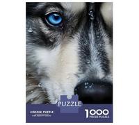 Jigsaw Puzzles for Teenagers 1000 Husky Eyes Adult Puzzles Hands-on Game Pattern Assembly Deal As Gifts for The Whole Family 52x38cm/1000pcs