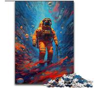 Jigsaw Puzzles for Teenagers 1000 I Am in Space, Decompressing Intellectual Educational Toy Is Ideal As Gifts for The Whole Family (Size 26x38cm)