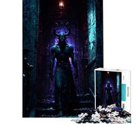 Jigsaw Puzzles for Teenagers 1000 Infernal Guardian for Educational Game Challenge Toy Family Games Hand Speed Race Birthday Gifts (Size 75x50cm)