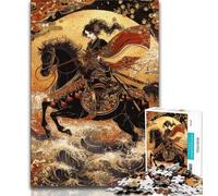 Jigsaw Puzzles for Teenagers 1000 Japanese Ninja,Educational Games Home Decoration Educational Game for Birthday,Chrismas 75x50cm