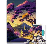 Jigsaw Puzzles for Teenagers 1000 Japanese Style Adult Puzzles,Stress Reliever Staycation Kill Time Parent-child Interaction 38x26cm