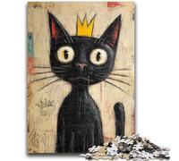 Jigsaw Puzzles for Teenagers 1000 Jigsaws Abstract Art Cat Challenging To Complete But Fun And Humorous Unique Home Decor And Gifts 50x75cm