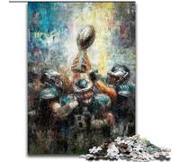 Jigsaw Puzzles for Teenagers 1000 Jigsaws American Football, Game Toys Every Piece Is Unique - Challenging Family Fun Game for for Age 14 (Size 26x38cm)