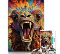 Jigsaw Puzzles for Teenagers 1000 Jigsaws Animal Alpaca,Challenging Game And Family Play Birthday Present,Gifts,Wall Art 50x75cm