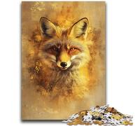 Jigsaw Puzzles for Teenagers 1000 Jigsaws Animal Fox Challenging Game And Family Play Secret Santa Gifts 50x75cm
