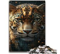 Jigsaw Puzzles for Teenagers 1000 Jigsaws Animal Leopard Train Your Brain And Hands Parent-child Interaction for Age 14+ 50x75cm