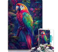 Jigsaw Puzzles for Teenagers 1000 Jigsaws Animal Parrot,Toys Educational Games Stress Relieving Unique Birthday And Gifts (38x26cm)