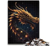 Jigsaw Puzzles for Teenagers 1000 Jigsaws Animals Dragons Educational Games Home Decoration Birthday Present, Gifts for Age 14+ 50x75cm