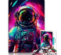 Jigsaw Puzzles for Teenagers 1000 Jigsaws Artistic Astronauts,Educational Games Home Decoration Birthday Present,Gifts,Wall Art 38X26CM