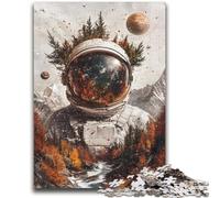 Jigsaw Puzzles for Teenagers 1000 Jigsaws Astronaut Mountains Educational Games Home Decoration Artists Collection, Fine Art 50X75CM
