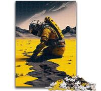 Jigsaw Puzzles for Teenagers 1000 Jigsaws Astronaut Stuck In Space Toys Educational Games Stress Relieving Unique Home Decor And Gifts 50x75cm