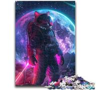 Jigsaw Puzzles for Teenagers 1000 Jigsaws Astronauts in Space Challenging To Complete But Fun And Humorous Birthday Present, Gifts, Wall Art 38x26cm