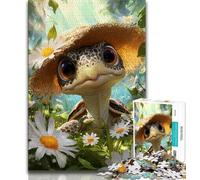 Jigsaw Puzzles for Teenagers 1000 Jigsaws Baby Turtle,Family Game Stress Reliever Difficult Challenge Suitable for Couples 38x26cm