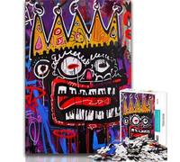 Jigsaw Puzzles for Teenagers 1000 Jigsaws Basquiat-style Child,Challenging To Complete But Fun And Humorous Unique Birthday And Gifts (75x50cm)