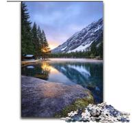 Jigsaw Puzzles for Teenagers 1000 Jigsaws Beautiful Mountains And Lakes, Train Your Brain And Hands Unique Birthday And Gifts for Age 14+ (Size 50x75cm)