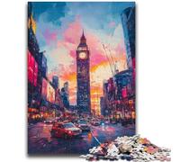 Jigsaw Puzzles for Teenagers 1000 Jigsaws Big Ben in London Help The Brain Exercise Addictive Toys to Cultivate Patience Wall Decoration 50x75cm