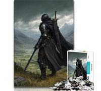 Jigsaw Puzzles for Teenagers 1000 Jigsaws Black Knight,for Educational Game Challenge Toy Unique Home Decor And Gifts 38X26CM