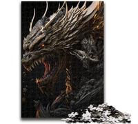 Jigsaw Puzzles for Teenagers 1000 Jigsaws Brave Dragon for Educational Game Challenge Toy Deal As Gifts for The Whole Family 50x75cm