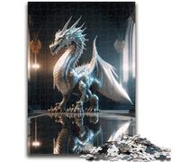 Jigsaw Puzzles for Teenagers 1000 Jigsaws Brave Dragon Train Your Brain And Hands Parent-child Interaction for Age 14+ 50x75cm