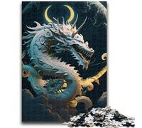 Jigsaw Puzzles for Teenagers 1000 Jigsaws Brave Dragon Train Your Brain And Hands Parent-child Interaction for Age 14+ 38x26cm