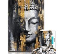 Jigsaw Puzzles for Teenagers 1000 Jigsaws Buddha Oil Painting,Educational Games Home Decoration Birthday Present,Gifts,Wall Art (38x26cm)