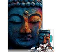 Jigsaw Puzzles for Teenagers 1000 Jigsaws Buddha Statues, Analysis And Logic,with Fully Interlocking Randomly Shaped Pieces for And Age 14 Years Up 38x26cm