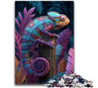 Jigsaw Puzzles for Teenagers 1000 Jigsaws Color Chameleon, Educational Games Home Decoration Is Ideal As A Gift for The Whole Family 50X75CM