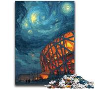 Jigsaw Puzzles for Teenagers 1000 Jigsaws Colosseum at Night Help The Brain Exercise Addictive Toys to Cultivate Patience Suitable for Couples 26x38cm