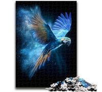 Jigsaw Puzzles for Teenagers 1000 Jigsaws Cosmic Parrot Help The Brain Exercise Addictive Toys to Cultivate Patience Wall Decoration 26x38cm
