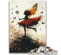 Jigsaw Puzzles for Teenagers 1000 Jigsaws Dandelion Girl Train Your Brain And Hands Parent-child Interaction for Age 14+ 38x26cm