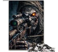 Jigsaw Puzzles for Teenagers 1000 Jigsaws Dead Army Zombie Soldier, Games Toys Gift Unique Birthday And Gifts for And Age 14 Years Up (Size 26x38cm)