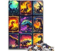 Jigsaw Puzzles for Teenagers 1000 Jigsaws Dinosaur Collage Challenging To Complete But Fun And Humorous Unique Birthday And Gifts 26x38cm