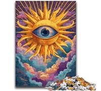 Jigsaw Puzzles for Teenagers 1000 Jigsaws Dream Eye Toy Intellectual Game for Home Decoration for Age 14 Years Up 50x75cm