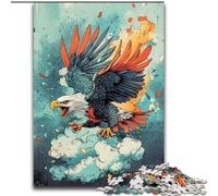 Jigsaw Puzzles for Teenagers 1000 Jigsaws Eagle in The Clouds,Family Game Stress Reliever Difficult Challenge Enhance Love between Couples 38x26cm