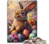 Jigsaw Puzzles for Teenagers 1000 Jigsaws Easter Bunny Train Your Brain And Hands Gifts for Friends And Family 50x75cm