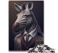 Jigsaw Puzzles for Teenagers 1000 Jigsaws Fantasy Zebra Fancy Suit Toys Educational Games Stress Relieving Unique Home Decor And Gifts 50x75cm