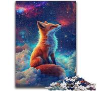 Jigsaw Puzzles for Teenagers 1000 Jigsaws Fox in The Clouds Challenging To Complete But Fun And Humorous Birthday Present, Gifts, Wall Art 38x26cm