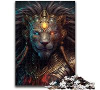 Jigsaw Puzzles for Teenagers 1000 Jigsaws Future Lion Help The Brain Exercise Addictive Toys to Cultivate Patience Suitable for Couples 26x38cm