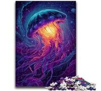 Jigsaw Puzzles for Teenagers 1000 Jigsaws Galaxy Jellyfish Help The Brain Exercise Addictive Toys to Cultivate Patience Suitable for Couples 26x38cm