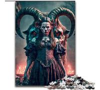 Jigsaw Puzzles for Teenagers 1000 Jigsaws Goat Devil, for Educational Game Challenge Toy Enhance Memory for Age 14 (Size 26x38cm)