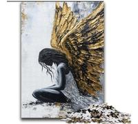 Jigsaw Puzzles for Teenagers 1000 Jigsaws Golden Angel,Toys Educational Games Stress Relieving Unique Home Decor And Gifts 38x52cm