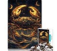 Jigsaw Puzzles for Teenagers 1000 Jigsaws Golden Crab,Toys Educational Games Stress Relieving Unique Birthday And Gifts (38x26cm)