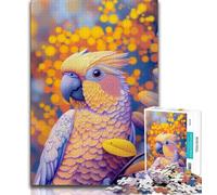 Jigsaw Puzzles for Teenagers 1000 Jigsaws Golden Parrot,Family Entertainment Toys Is Ideal As A Gift for The Whole Family 38x26cm
