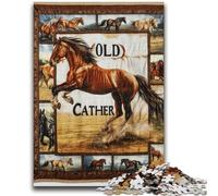 Jigsaw Puzzles for Teenagers 1000 Jigsaws Horse Collage Educational Games Home Decoration Birthday Present, Gifts for Age 14+ 50x75cm