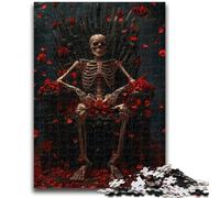Jigsaw Puzzles for Teenagers 1000 Jigsaws Human Skeleton Help The Brain Exercise Addictive Toys to Cultivate Patience Wall Decoration 26x38cm
