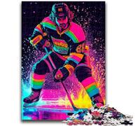 Jigsaw Puzzles for Teenagers 1000 Jigsaws Ice Hockey for Age 14 Years And over Family Games Christmas Game Presents for Women 26x38cm