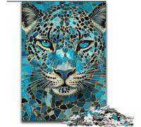 Jigsaw Puzzles for Teenagers 1000 Jigsaws Intricate And Vibrant Leopard,Challenging Game And Family Play Birthday Present,Gifts,Wall Art 50x75cm