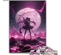 Jigsaw Puzzles for Teenagers 1000 Jigsaws Japanese Anime Girl, Family Game Stress Reliever Difficult Challenge A Work of Art for Ages 14+ (size 50x75cm)